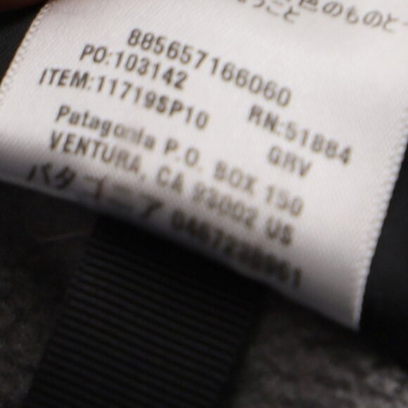 PATAGONIA Men's Phil's Fleece Jacket in Gravel Gray Wool Blend Size M - Picture 7 of 7